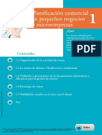 Planificación Comercial en Pequeños Negocios o Microempresas