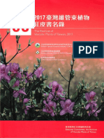 The Red List of Vascular Plants of Taiwan, 2017 PDF