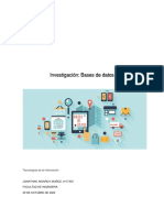 Bases de datos: tipos y características