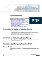 Prerequisites For Configuring Extension Mobility