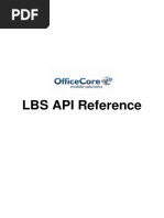 OfficeCore OfficeTrack API Reference