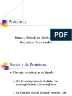 Síntesis Proteínas, Requisitos Nutricionales, Alchoholismo PDF