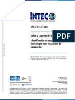 INTE ISO 23601 - 2016 - Croquis para Planes de Emergencia