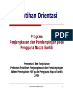 Module A-Program Penjangkauan Dan Pendampingan Pada Pengguna Napza Suntik (Compatibility Mode) PDF