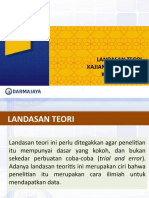 PPT, Pertemuan 3 - LANDASAN TEORI, KAJIAN PUSTAKA, Dan KERANGKA PIKIR