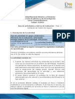 Guía de actividades y rúbrica de evaluación - Unidad 2 - Fase 3 - Validación del modelo de negocio.pdf