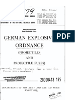 German Explosive Ordonance and Fuzes 1953