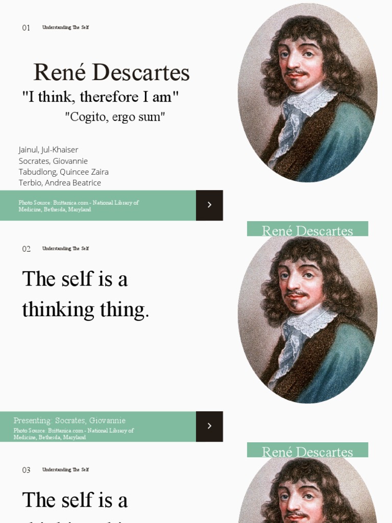 RENE DESCARTES BIOGRAPHY PHILOSOPHER I THINK THEREFORE I AM visual data 2