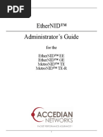 Accedian NID Configuration Guide PDF