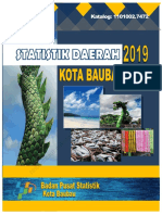 Statistik Daerah Kota Baubau 2019