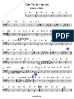 Just The Way You Are fULL bAND - Electric Bass PDF