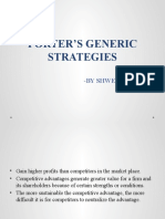 Porter'S Generic Strategies: - by Shweta Ghodekar
