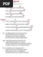 Salmo 91 Awit NG Pagtitiwala Sa Diyos | PDF