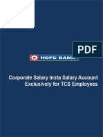 Corporate Salary Insta Salary Account Exclusively For TCS Employees