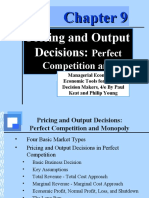 Pricing and Output Decisions:: Perfect Competition and Monopoly