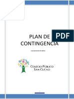Plan de Contingencia Del CP San Cucao