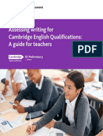 Assessing Writing For Cambridge English Qualifications: A Guide For Teachers