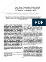 Interrelationship of Blood Transfusion, Non-A, Non-B Hepatitis and Hepatocellular Carcinoma: Analysis Detection of Antibody To Hepatitis