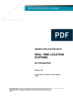 Application Note: Aps003: Real Time Location Systems