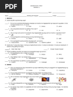 Diagnostic Test-Esp | PDF