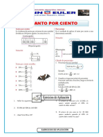 El Tanto Por Ciento para Primero de Secundaria