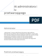 Obowiązki Administratora I Podmiotu Przetwarzającego - CD PDF