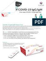 One-Step Covid-19 Igg/Igm Test
