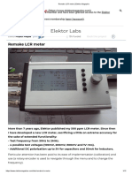 Remake LCR Meter - Elektor Magazine PDF