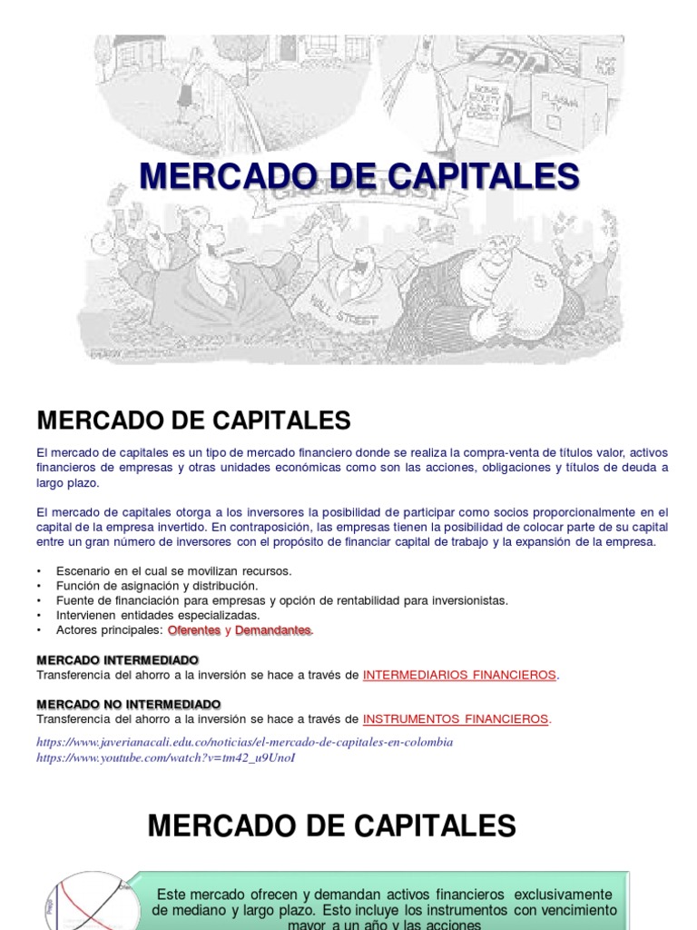 Mercado de Capitales en Colombia I | PDF