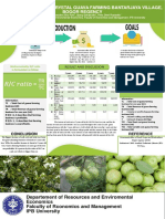 Analisis Income of Cystal Guava Farming Bantarjaya Village, Bogor Regency