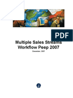 Multiple Sales Streams Workflow Peep 2007: December, 2007