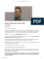 Welcome - How To Become A Sex God