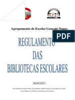 Regulamento Das Bibliotecas Escolares PDF