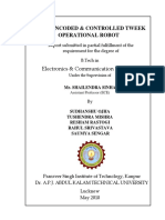 Ice Encoded & Controlled Tweek Operational Robot: Electronics & Communication Engineering