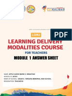 Learning Delivery 1