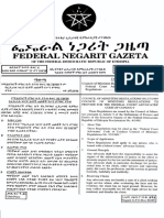 Federal Negarit Gazeta: " J T:" J It FF)