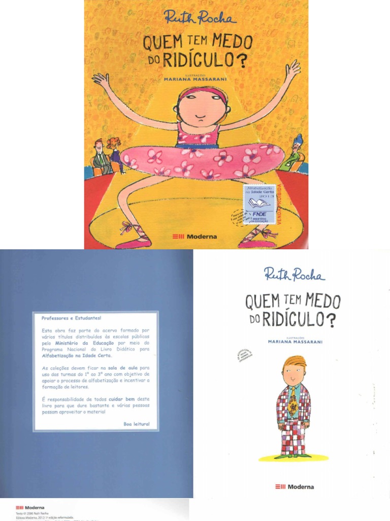 Livro para Educação Infantil - Quem Tem Medo Do Ridiculo | PDF