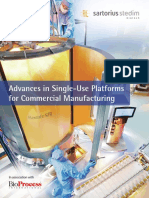 Advances in Single-Use Platforms For Commercial Manufacturing