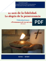 El Don de La Fidelidad - La Alegría de La Perseverancia PDF