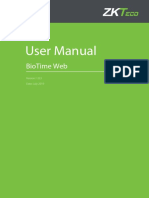 User Manual: Biotime Web