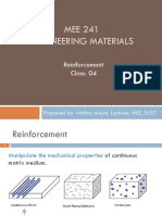 MEE 241 Engineering Materials: Reinforcement Class: 04