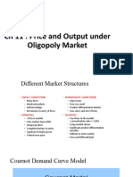 CH 11: Price and Output Under Oligopoly Market