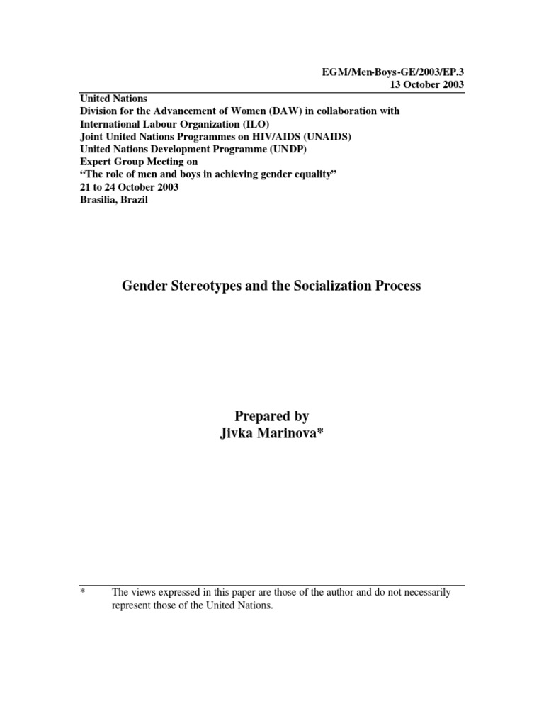 Men and Boys in Gender Equality | PDF | Gender Equality | Gender Studies