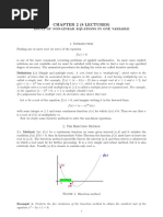 Chapter 2 (8 Lectures)