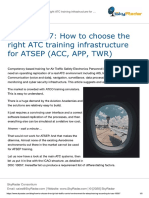 How To Choose The Right ATC Training Infrastructure For ATSEP