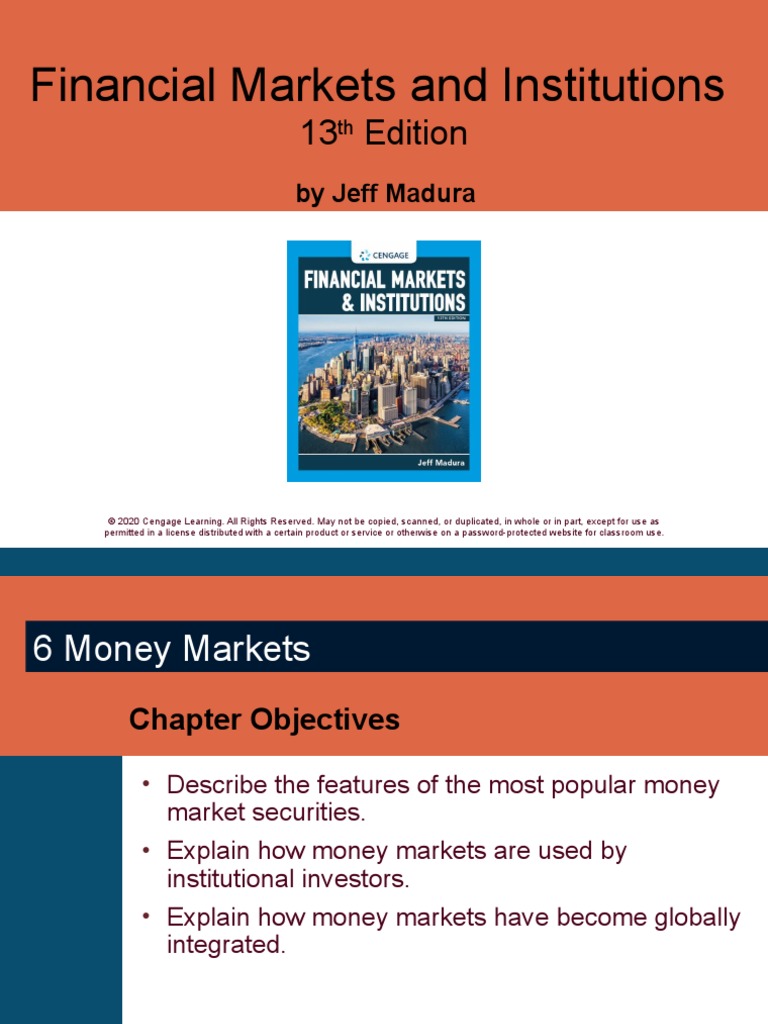 Financial Markets and Institutions: 13 Edition | PDF