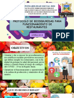 BIOSEGURIDAD EN PREPARACION DE ALIMENTOS FRENTE AL COVIC 19 - Primera Parte