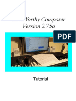Noteworthy Composer Version 2.75A: Tutorial