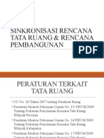 04 Sinkronisasi Rencana Tata Ruang & Rencana Pembangunan