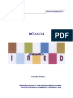 Matemática Módulo 4 Geometria Analítica